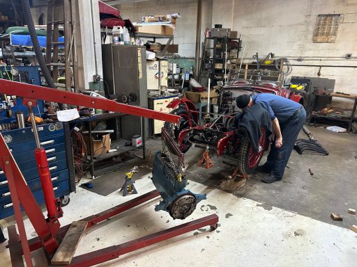 1930 MG F2 Engine Removal