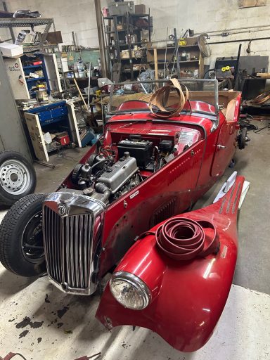 1955 MG TF 1500 Reassembly